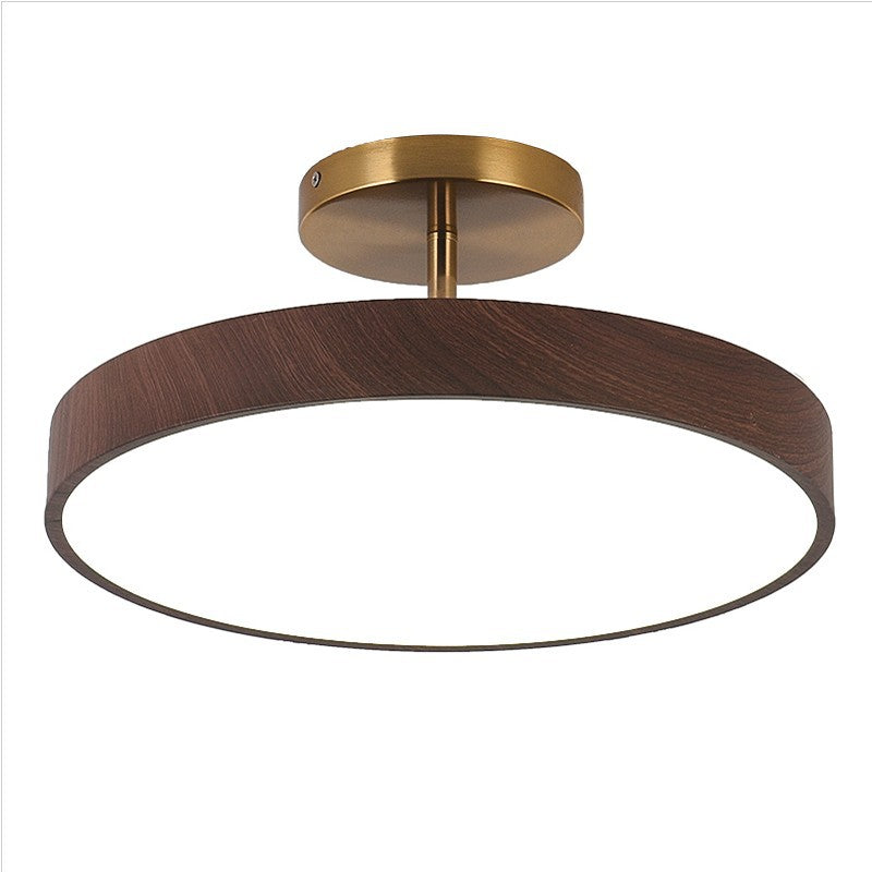 Silent Style Wood Grain Ceiling Lamp
