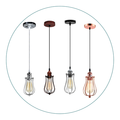Cage Pendant Lights For Kitchen ~1193