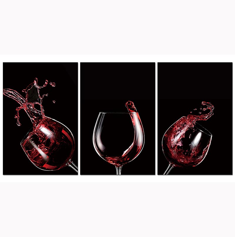 Red Wine Celebration Acrylic Wall Art