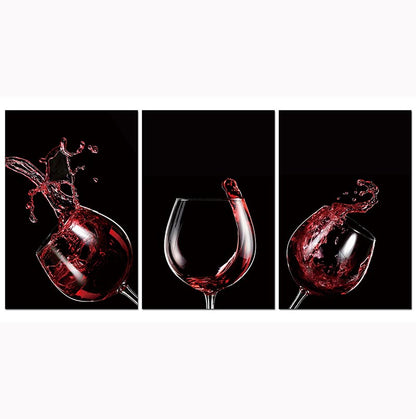Red Wine Celebration Acrylic Wall Art