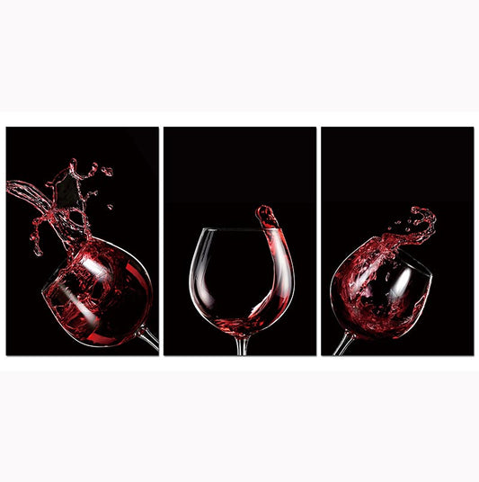 Red Wine Celebration Acrylic Wall Art