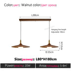 Nordic Wood Pendant Light for Dining Room