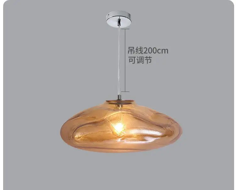 Nordic Glass Pendant Light Cloud Design