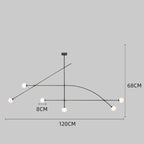 Minimalist Iron Pendant Light for Dining Room