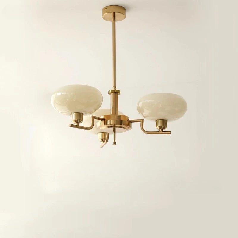 Modern Bauhaus Chrome Chandelier - Nordic Design