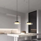 Lámpara Colgante Minimalista de Hierro y Acrílico para Comedor