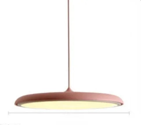 Modern UFO Disc LED Pendant Light in Eight Colors for Dining Table