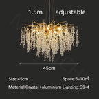Modern Branch Crystal LED Chandelier Pendant
