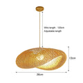 Modern Gold Mesh Pendant Chandelier Light