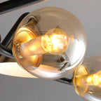 Nordic Iron Glass Pendant Light for Dining Room