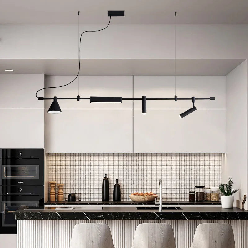 Industrial Iron Pendant Light for Dining Kitchen Bar