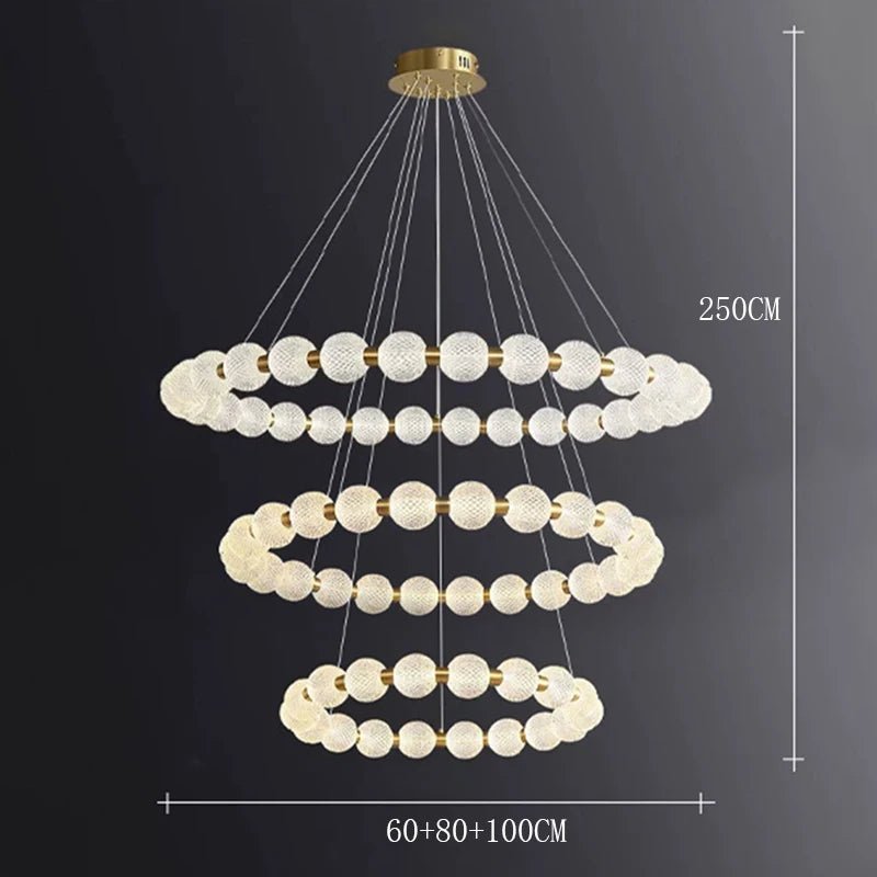 Modern Glass Globe Pendant Light for Dining Room