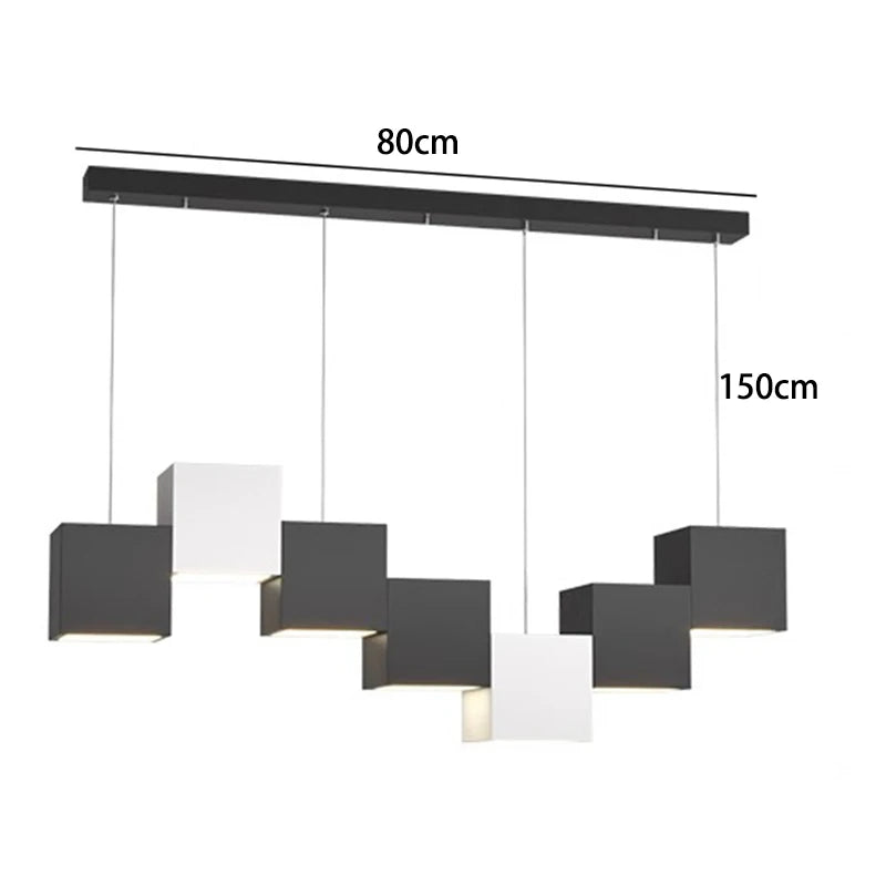 Minimalist Iron Pendant Light for Dining Room