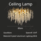 Modern Branch Crystal LED Chandelier Pendant