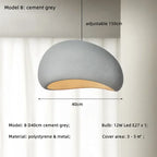 Minimalist White Resin Pendant Light for Dining Room