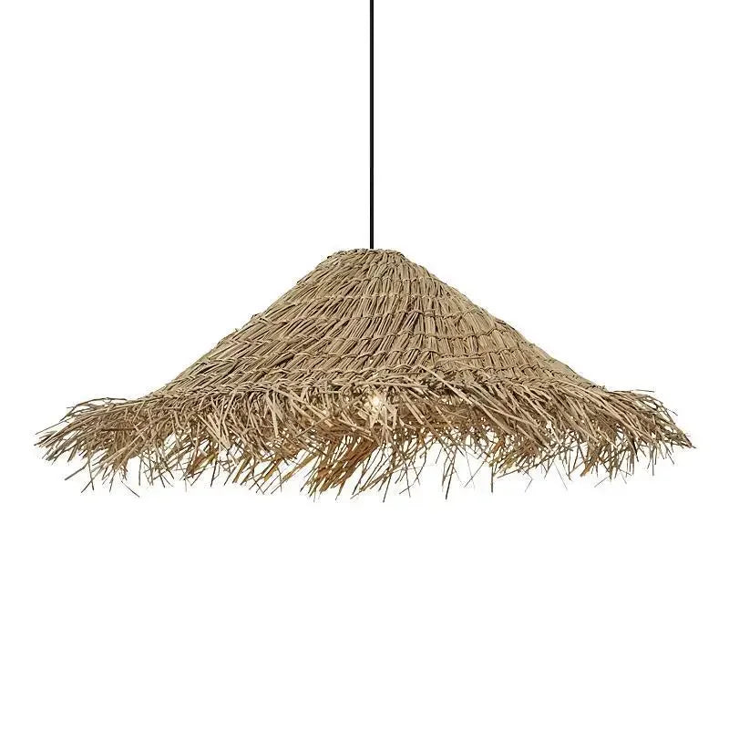 Rattan Woven Pendant Light - Japanese Wabi Sabi