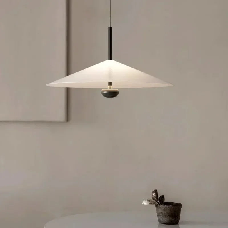Minimalist Glass Pendant Light for Dining Room