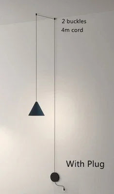 Minimalist Iron Cone Pendant Light for Dining Room