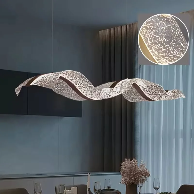 Nordic Wave LED Pendant Light for Dining Room