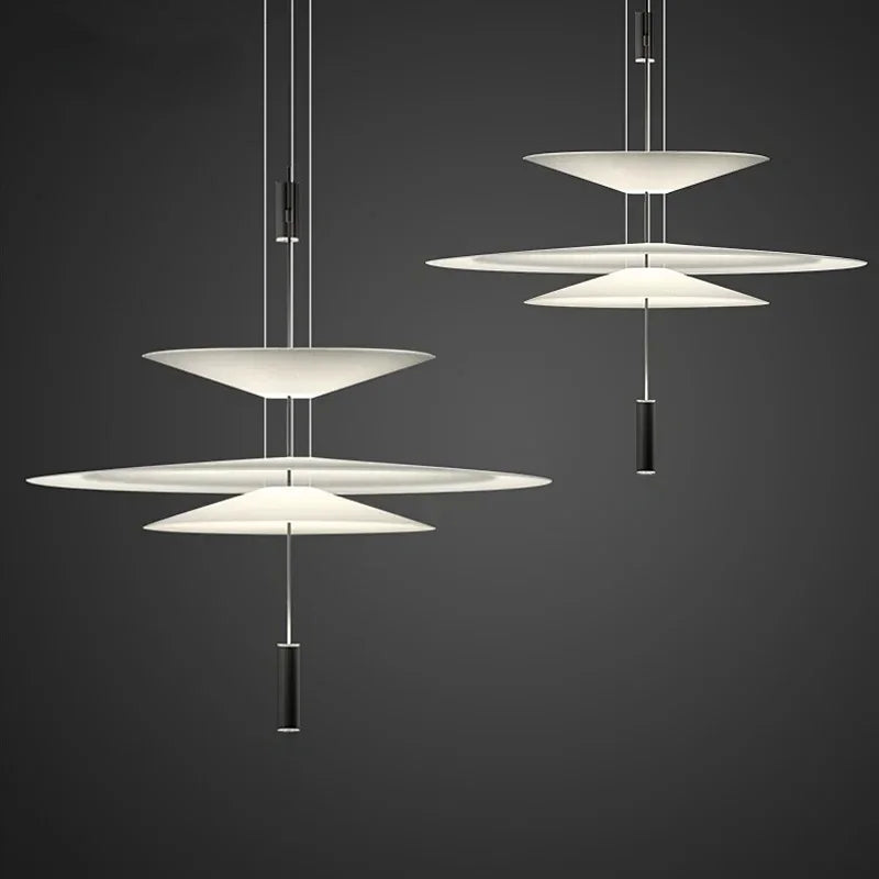 Minimalist Iron Pendant Light - Nordic UFO Design