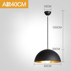 Industrial Black Iron Pendant Light for Dining