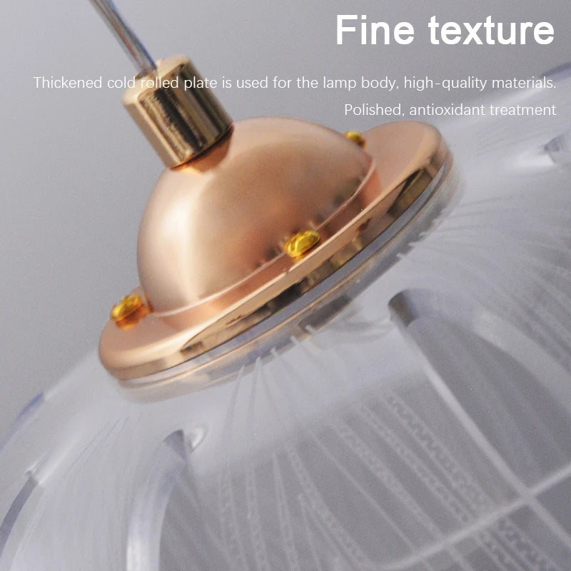Nordic Iron Pendant Light for Bedroom Living Room