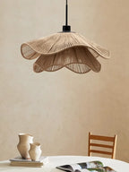 Wabi Sabi Hemp Rope Pendant Lamp Industrial Zen