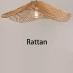 Retro Rattan Pendant Light for Dining Room & Cafe