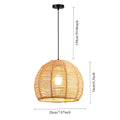 Bohemian Rattan Pendant Light for Dining Room