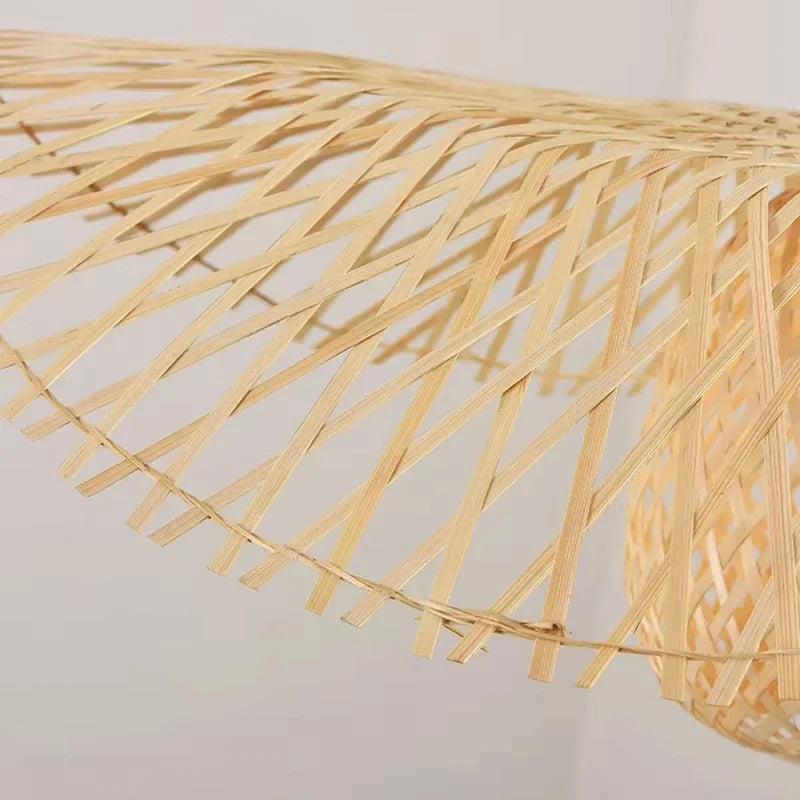 Modern Woven Disc Pendant Lamp