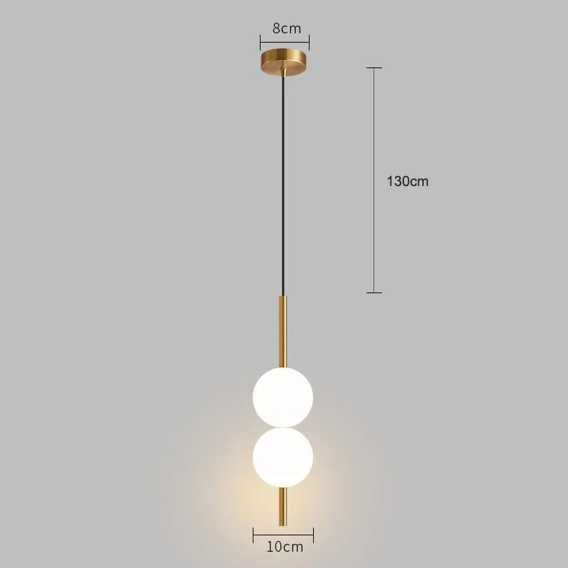Bedside Pendant Lights for Bedroom Nordic Pendant Lamp for TV background Kitchen Island Restaurant Dinning Room LED Lighting