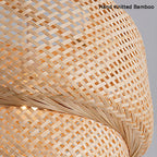 Hand Knitted Chinese Style Bamboo Pendant Lamp Weaving Hanging Lamp Restaurant Chandeliers Home Decor Lighting Fixture AC85-260V