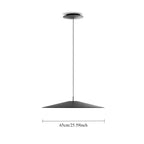 Minimalist Iron Pendant Light - Nordic Flying Saucer Design