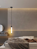 Sunlight Tube Restaurant Bedroom Bedside Long Line Pendant Lamp Modern Minimalist Fish Line Lamp White Acrylic Pendant Lamp