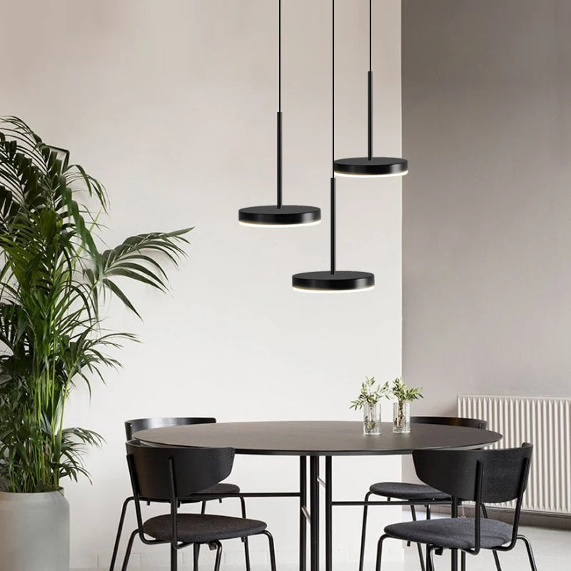 Minimalist Iron Pendant Light for Dining Room