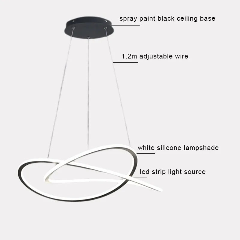 Nordic LED Pendant Light for Kitchen & Dining
