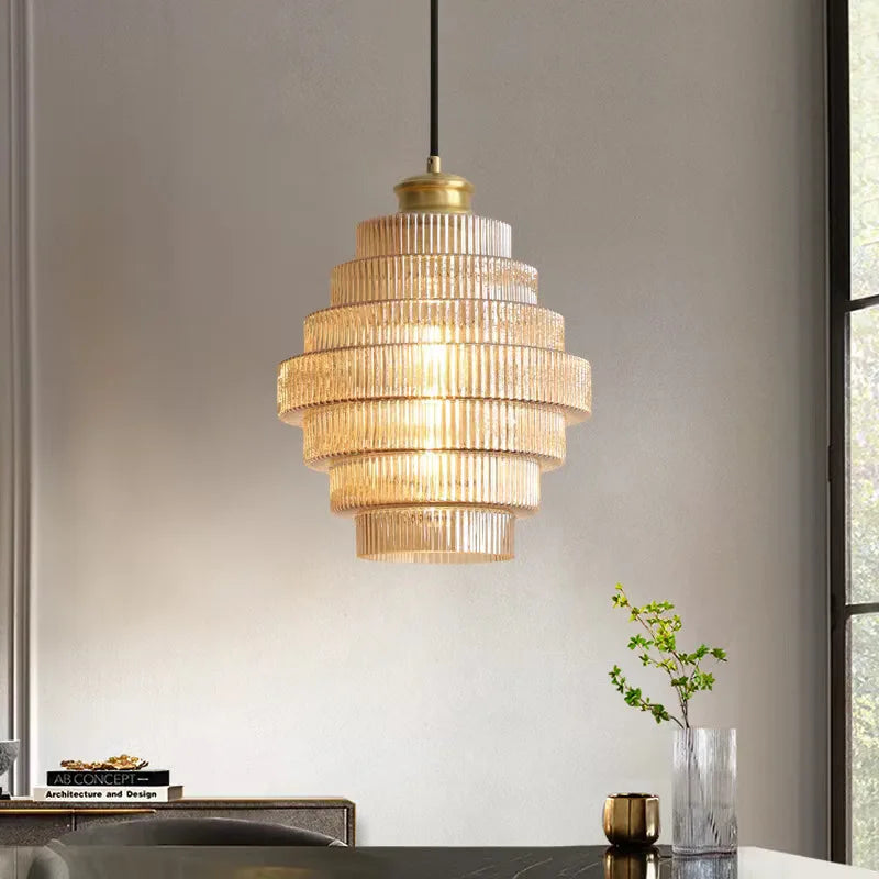 Nordic Glass Pendant Light for Dining Room