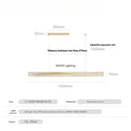 Minimalist Linear Pendant Light with Metal Finish
