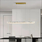 Minimalist Marble Pendant Light for Dining Room