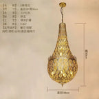 Moroccan Carved Brass Lantern Pendant Light for Restaurant and Hallway