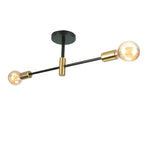 Modern Nordic Branch Ceiling Chandelier Black/Glod E27 Minimalism Living Room Shop Lighting E27 Iron Indoor Line Pendant Lamp