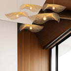 Modern Woven Disc Pendant Lamp