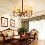 Iron Rustic LED Chandelier Suspension Light