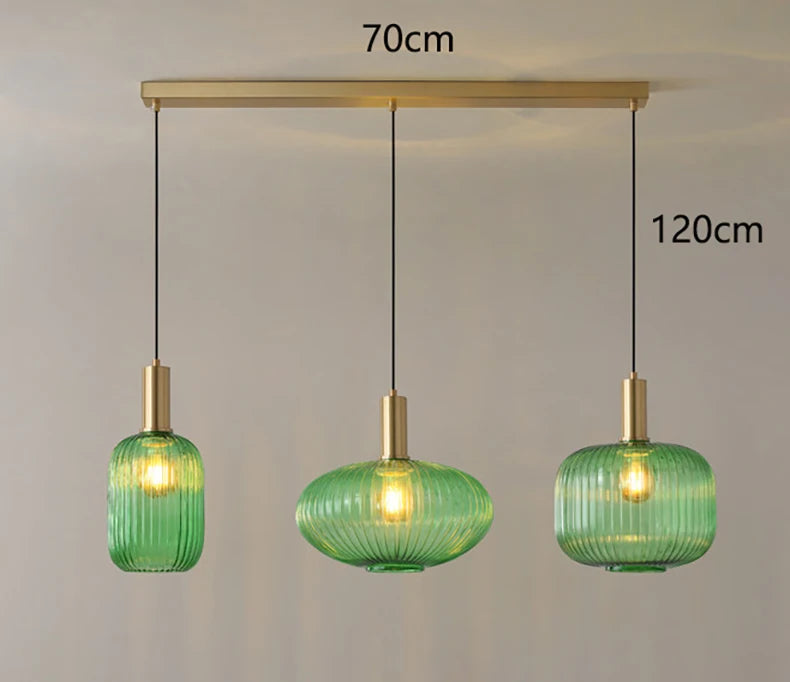 Nordic Glass Pendant Light for Dining Room
