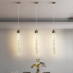 Luxury Crystal Pendant Light with Gold Fixtures Crystal Hanging Lamp  for Living Room Bedroom Dining Room Modern Home Decor