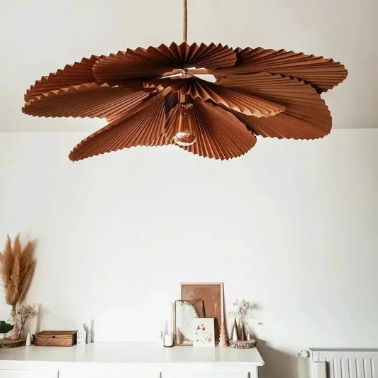 Bohemian Paper Pendant Light - Flower Design