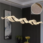 Lámpara colgante LED de onda nórdica para comedor