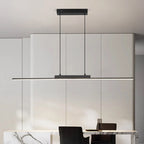 Lámpara Colgante Lineal Minimalista de Hierro para Comedor