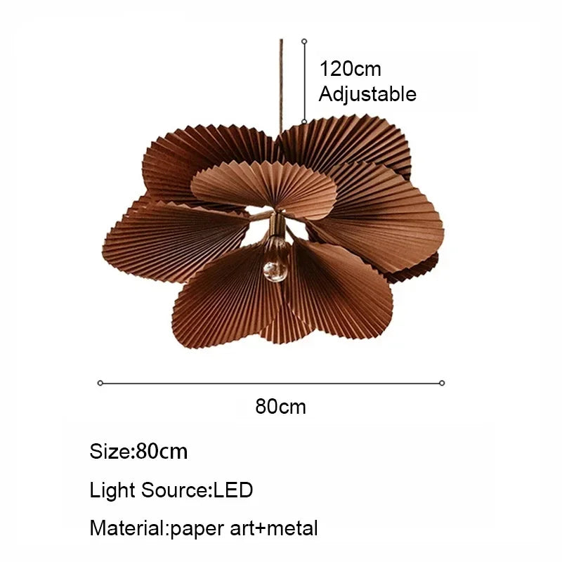 Bohemian Paper Pendant Light - Flower Design