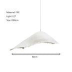 Nordic Iron Pendant Light with Fringe Detail